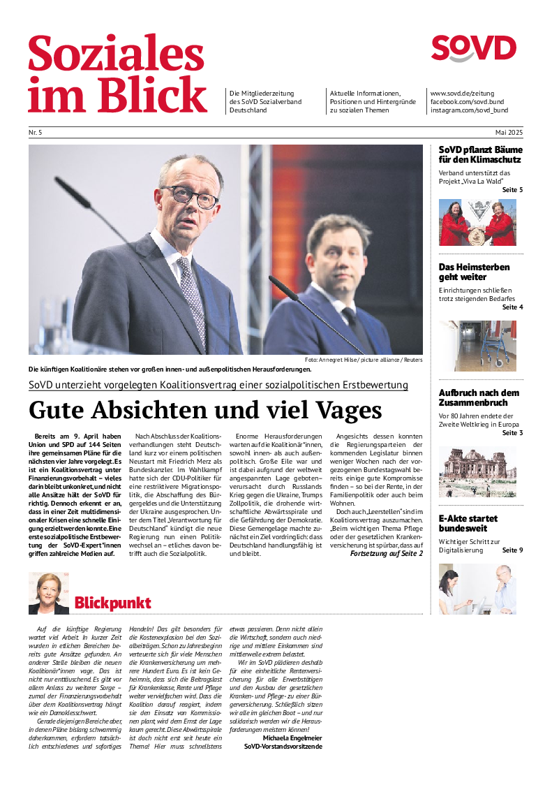 SoVD-Zeitung 5/2025 (Bayern, Hessen)